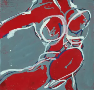 Acrylique sur carton 11 - 16 x 16