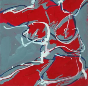 Acrylique sur carton 13 - 16 x 16