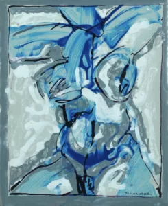 Acrylique sur carton 15 - 22 x 27