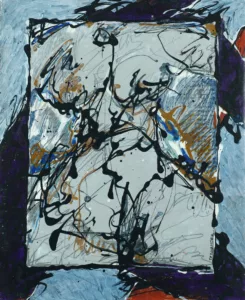 Acrylique sur carton 19 - 22 x 27