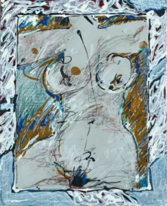 Acrylique sur carton 20 - 22 x 27