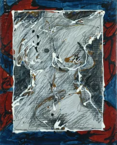 Acrylique sur carton 21 - 22 x 27