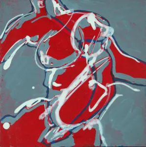 Acrylique sur carton 7 - 16 x 16