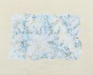 Acrylique sur papier froissé contrecollé 1 - 31.5 x 25