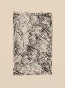 Crayon et craie conté sur papier 11 - 22 x 31