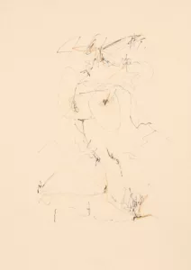 Crayon et craie conté sur papier 12 - 22 x 31