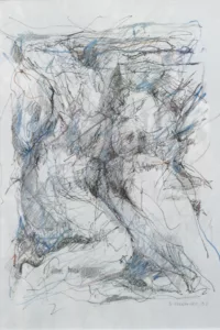 Crayon et craie conté sur papier 5 - 32 x 42