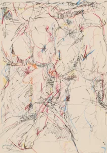 Crayon et craie conté sur papier 9 - 22 x 31