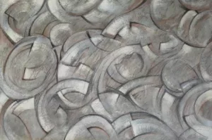 Acrylique et craie Conté sur toile – 80 cm x 120 cm